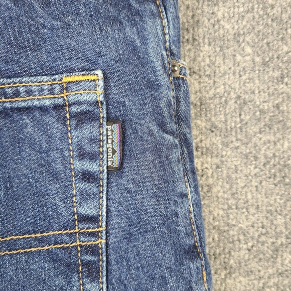 Patagonia Men's Relaxed Jeans - Dark Blue - Picture 5 of 12